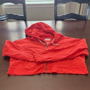 Champion Women's Orange Crop Hoodie